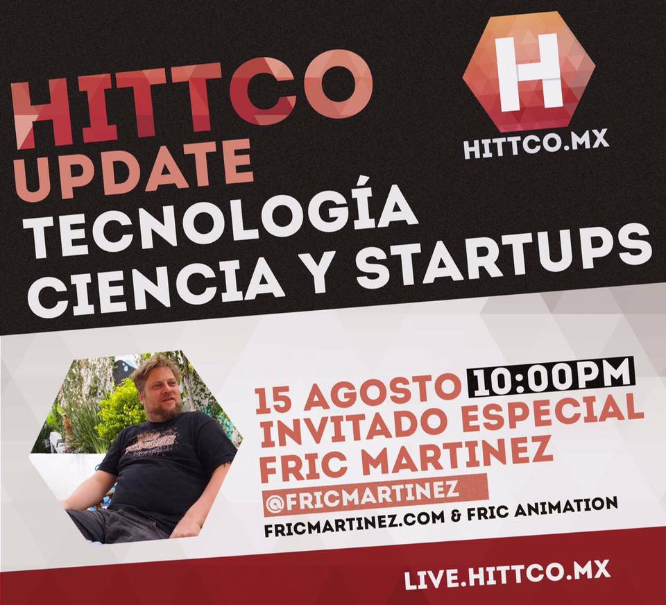 Tecnología, ciencia y startups: evidencia de video / entrevista de Carlos Matiella / Fric Martínez en HITCO Update, Sin fecha visible.
