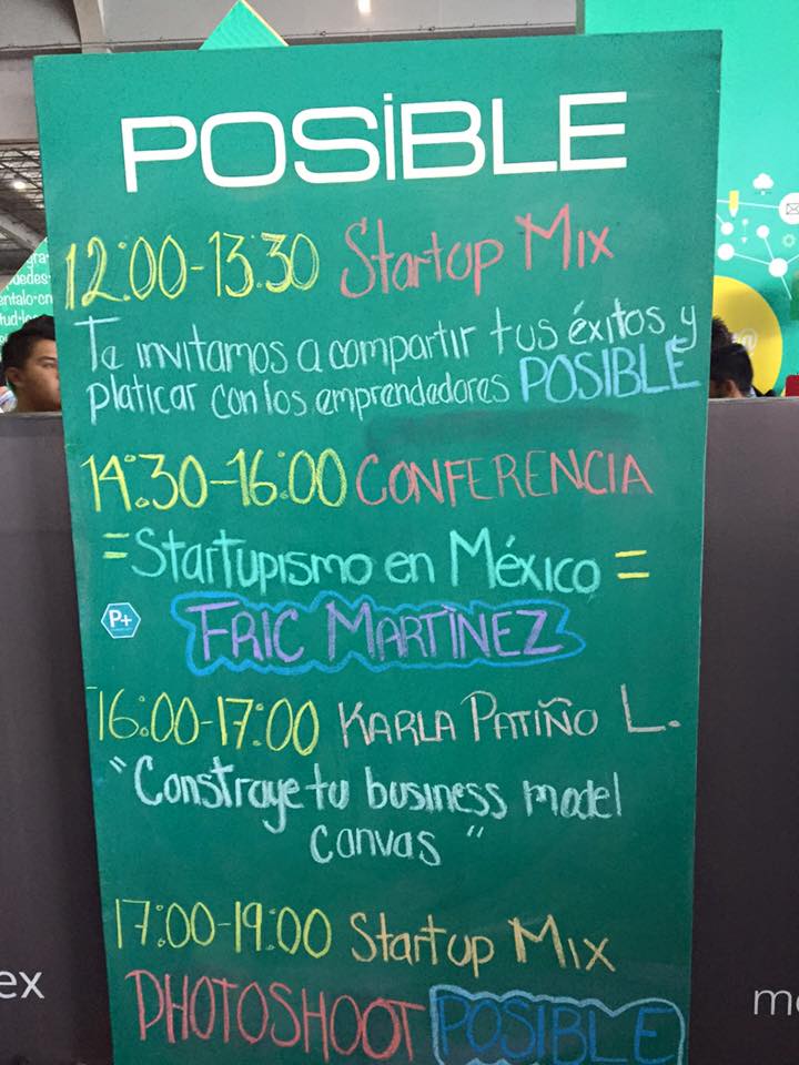 Startupismo en México: evidencia de conferencia de Carlos Matiella / Fric Martínez en Posible México, 2015.